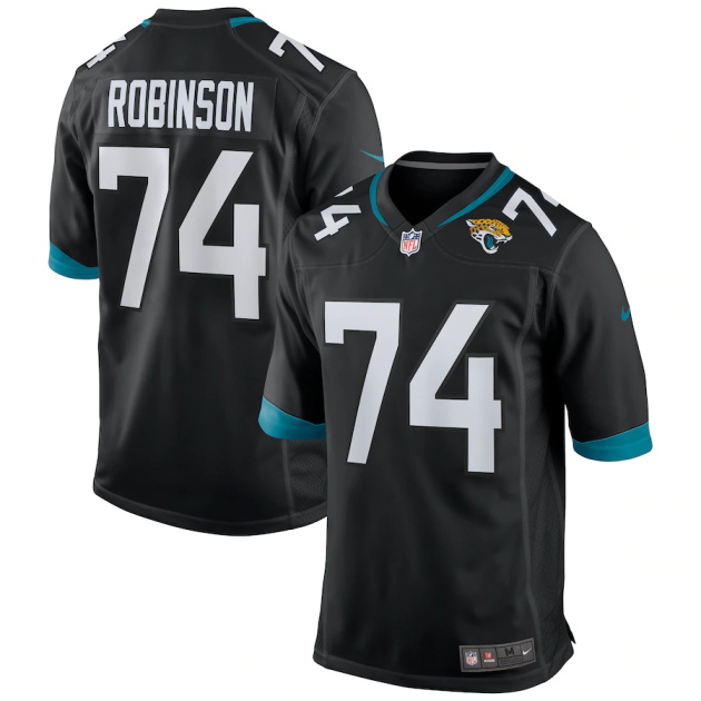 mens nike cam robinson black jacksonville jaguars game jersey